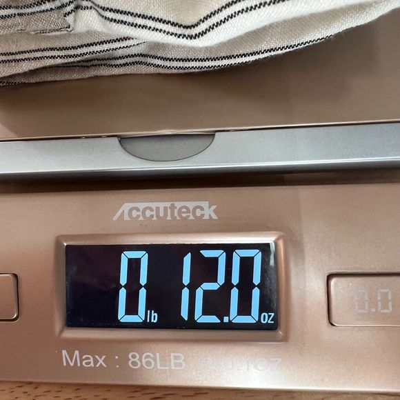 J. Jill Striped Linen Blend Pull On Pants Ankle Crop Beach Ivory Size Medium - Picture 11 of 11